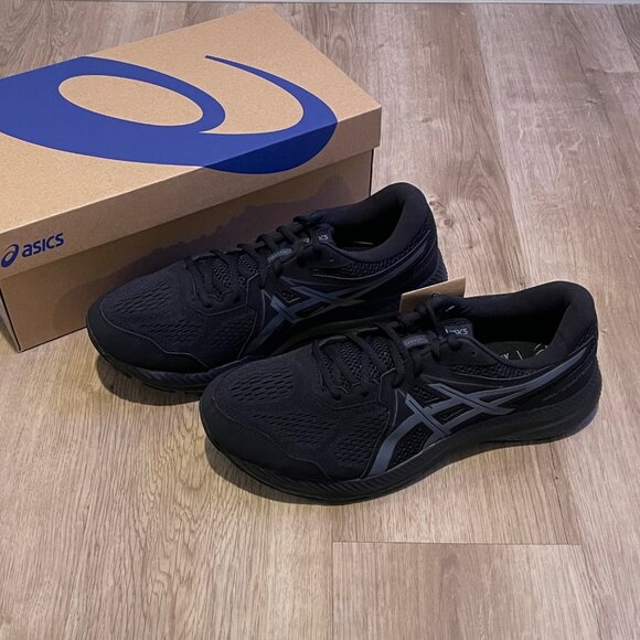 NWT Asics Extra Wide Mens gel- contend 7 Running Shoes Size 12.5 Black/ carrier - Picture 4 of 11